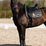 PS of Sweden Airflow Mesh Dressage Saddle Pad - Black - PS of Sweden - Equiluxe Tack