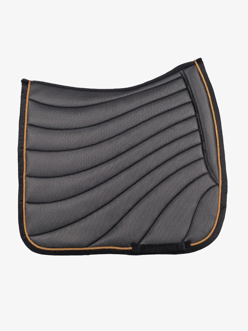 PS of Sweden Airflow Mesh Dressage Saddle Pad - Black - PS of Sweden - Equiluxe Tack