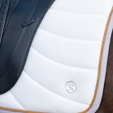 PS of Sweden Airflow Mesh Dressage Saddle Pad - White - PS of Sweden - Equiluxe Tack