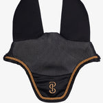 PS of Sweden Airflow Mesh Ear Bonnet - Black - PS of Sweden - Equiluxe Tack