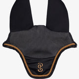 PS of Sweden Airflow Mesh Ear Bonnet - Black - PS of Sweden - Equiluxe Tack