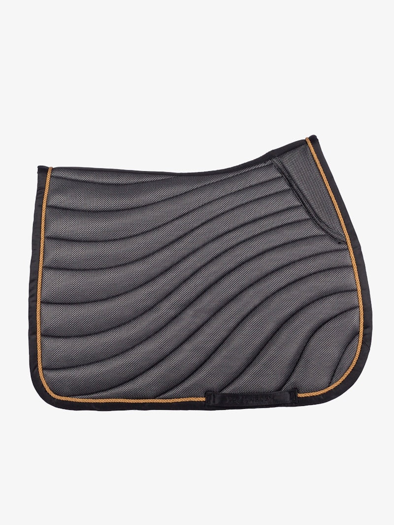 PS of Sweden Airflow Mesh Jump Saddle Pad - Black - PS of Sweden - Equiluxe Tack