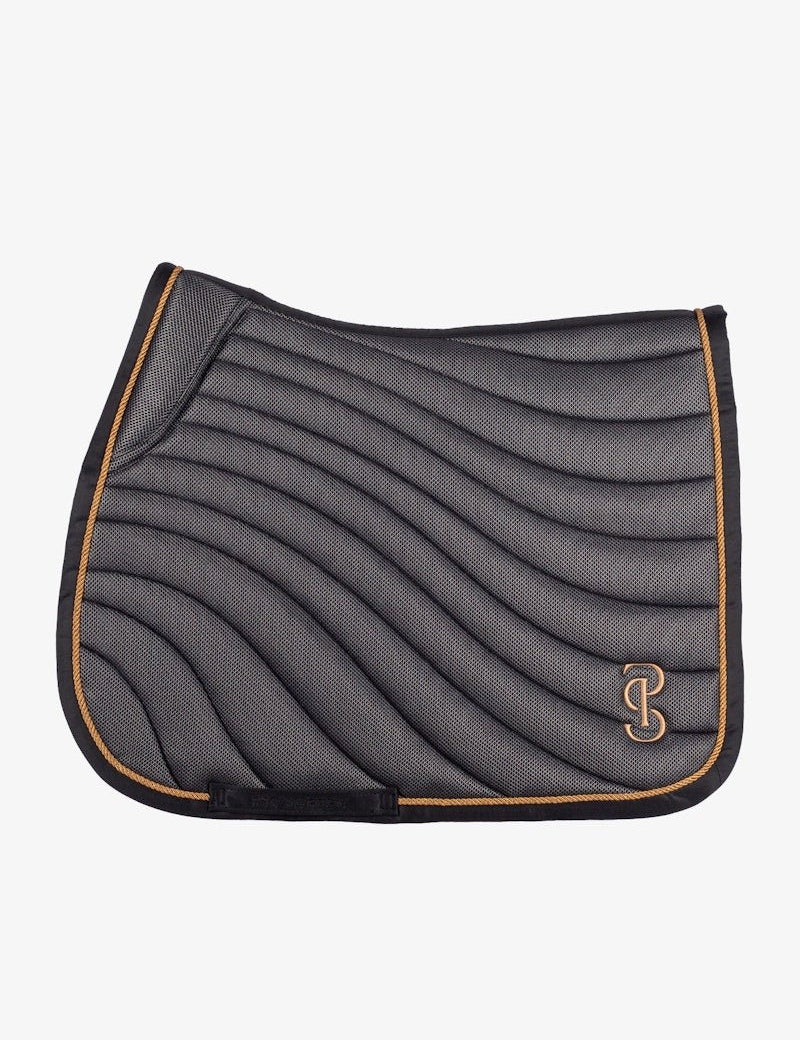 PS of Sweden Airflow Mesh Jump Saddle Pad - Black - PS of Sweden - Equiluxe Tack