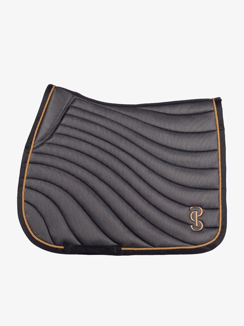 PS of Sweden Airflow Mesh Jump Saddle Pad - Black - PS of Sweden - Equiluxe Tack