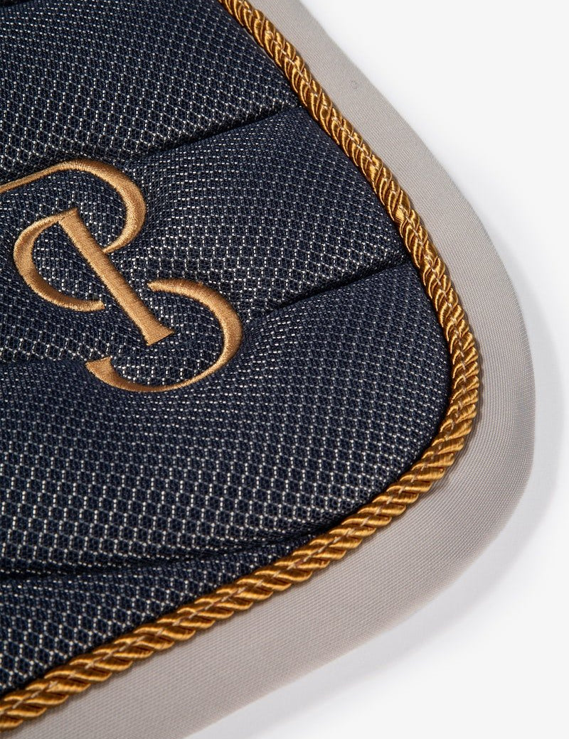 PS of Sweden Airflow Mesh Jump Saddle Pad - Navy - PS of Sweden - Equiluxe Tack