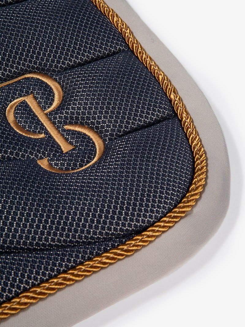 PS of Sweden Airflow Mesh Jump Saddle Pad - Navy - PS of Sweden - Equiluxe Tack