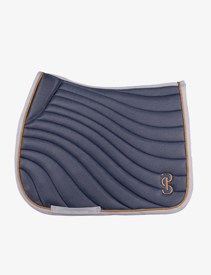 PS of Sweden Airflow Mesh Jump Saddle Pad - Navy - PS of Sweden - Equiluxe Tack