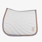 PS of Sweden Airflow Mesh Jump Saddle Pad - White - PS of Sweden - Equiluxe Tack