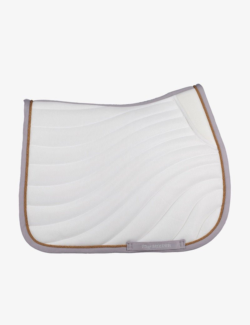 PS of Sweden Airflow Mesh Jump Saddle Pad - White - PS of Sweden - Equiluxe Tack