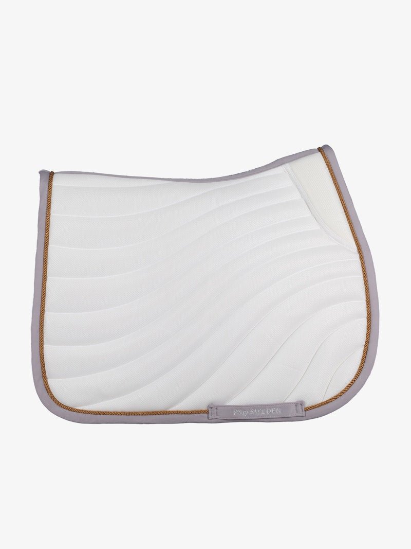 PS of Sweden Airflow Mesh Jump Saddle Pad - White - PS of Sweden - Equiluxe Tack