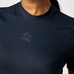PS of Sweden Courtney Short Sleeve Striped Mesh Top - PS of Sweden - Equiluxe Tack