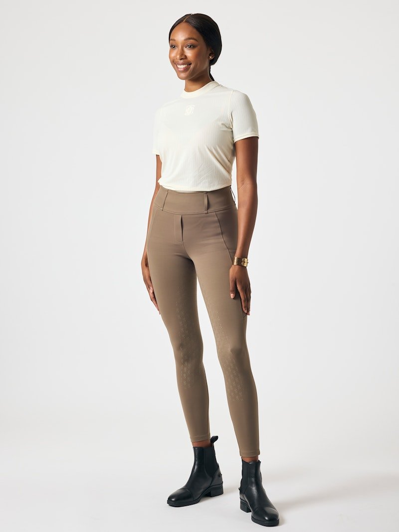 PS of Sweden Courtney Short Sleeve Striped Mesh Top - PS of Sweden - Equiluxe Tack