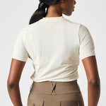 PS of Sweden Courtney Short Sleeve Striped Mesh Top - PS of Sweden - Equiluxe Tack
