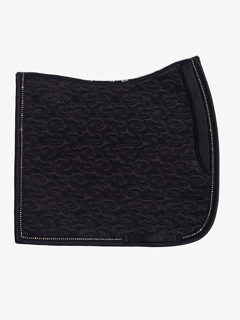 PS of Sweden Crystal Dressage Saddle Pad - Black - PS of Sweden - Equiluxe Tack