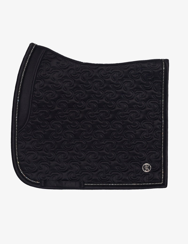 PS of Sweden Crystal Dressage Saddle Pad - Black - PS of Sweden - Equiluxe Tack