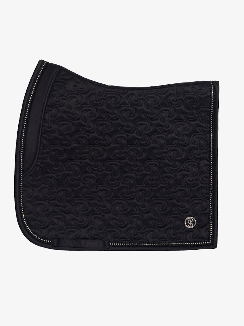 PS of Sweden Crystal Dressage Saddle Pad - Black - PS of Sweden - Equiluxe Tack