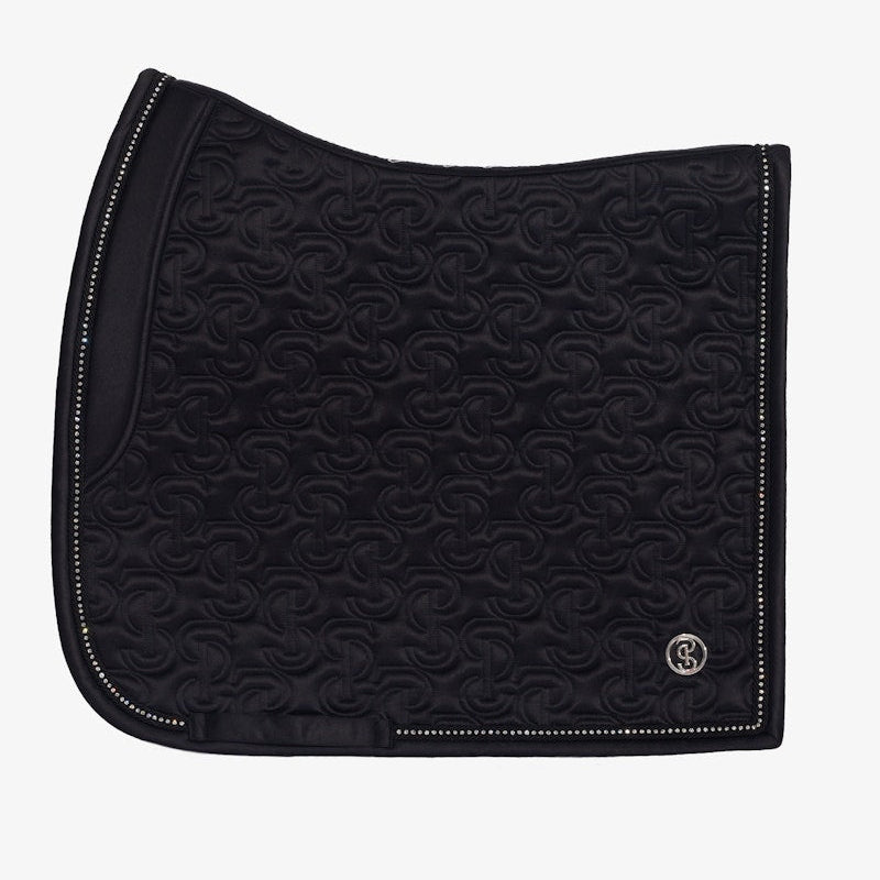 PS of Sweden Crystal Dressage Saddle Pad - Black - PS of Sweden - Equiluxe Tack
