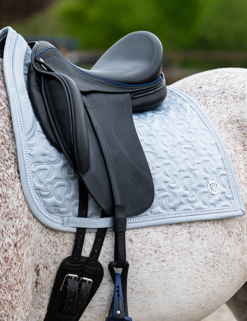 PS of Sweden Crystal Dressage Saddle Pad - Blue Whisper - PS of Sweden - Equiluxe Tack