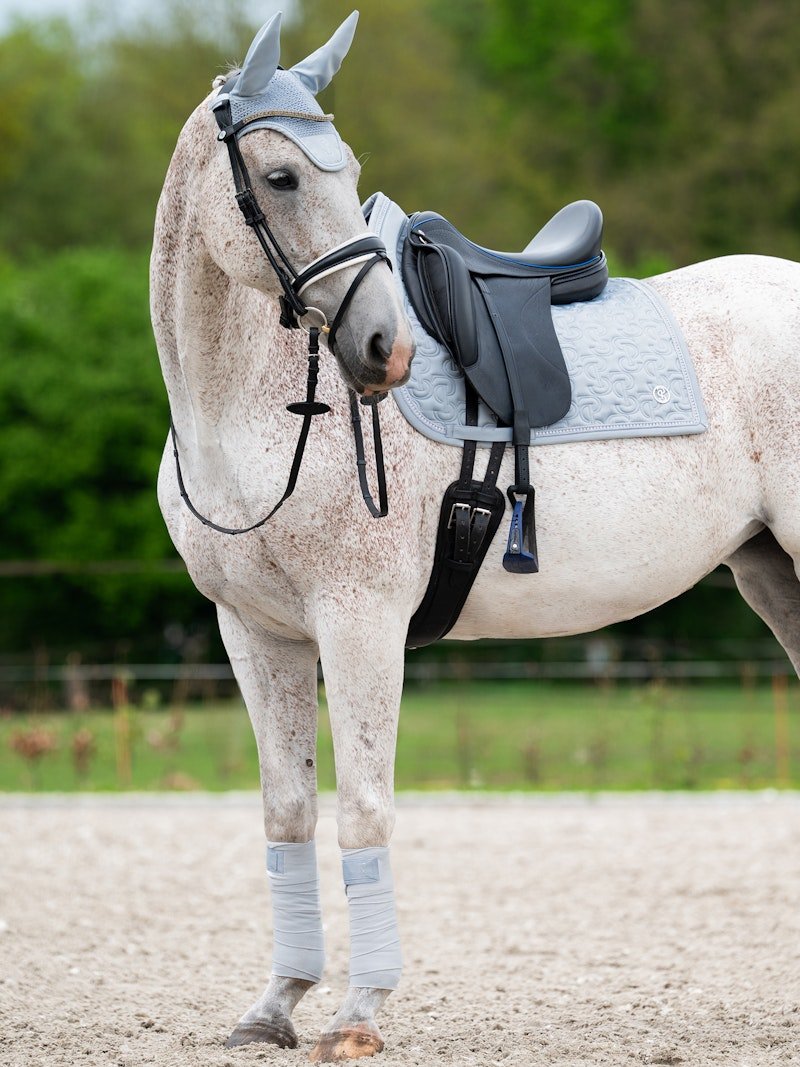 PS of Sweden Crystal Dressage Saddle Pad - Blue Whisper - PS of Sweden - Equiluxe Tack