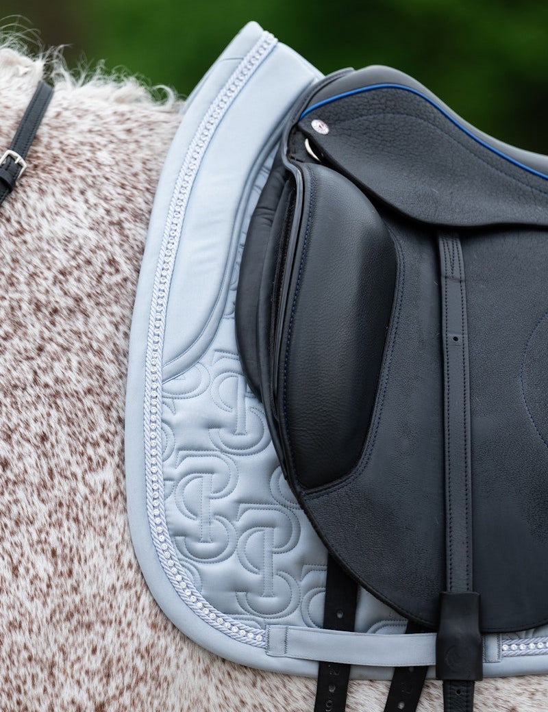 PS of Sweden Crystal Dressage Saddle Pad - Blue Whisper - PS of Sweden - Equiluxe Tack