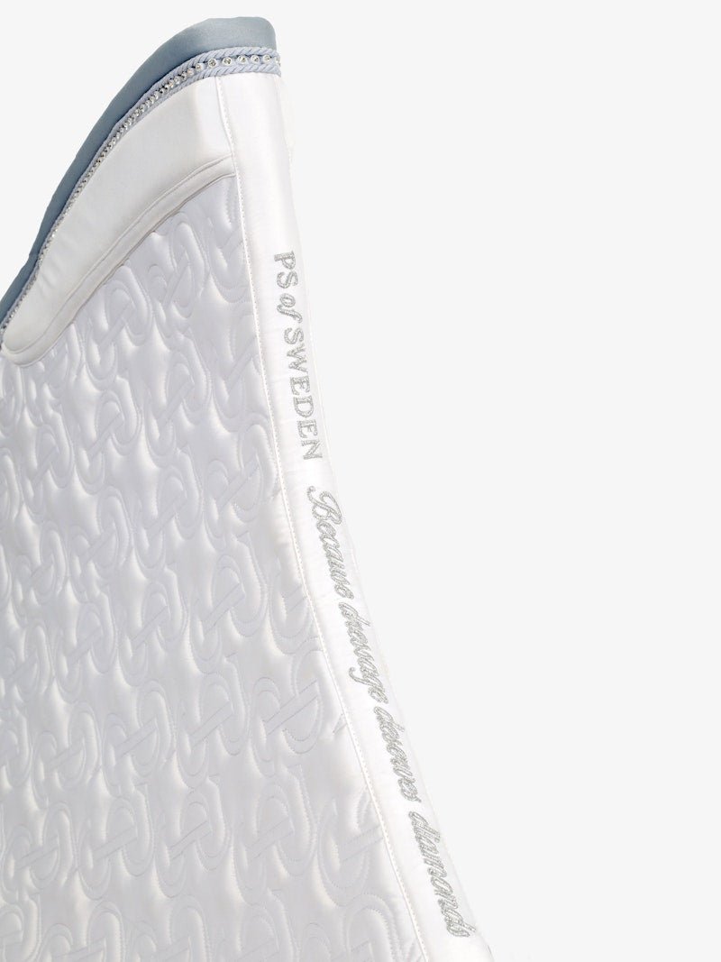 PS of Sweden Crystal Dressage Saddle Pad - White - PS of Sweden - Equiluxe Tack