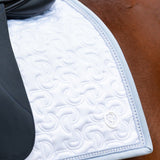 PS of Sweden Crystal Dressage Saddle Pad - White - PS of Sweden - Equiluxe Tack