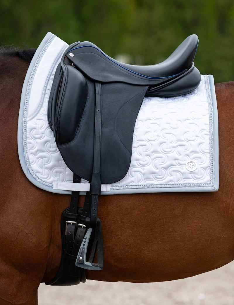PS of Sweden Crystal Dressage Saddle Pad - White - PS of Sweden - Equiluxe Tack
