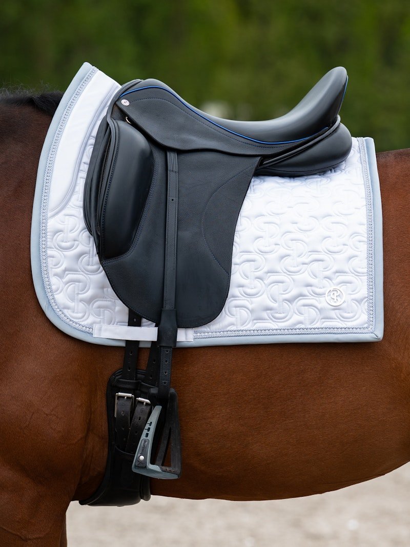 PS of Sweden Crystal Dressage Saddle Pad - White - PS of Sweden - Equiluxe Tack