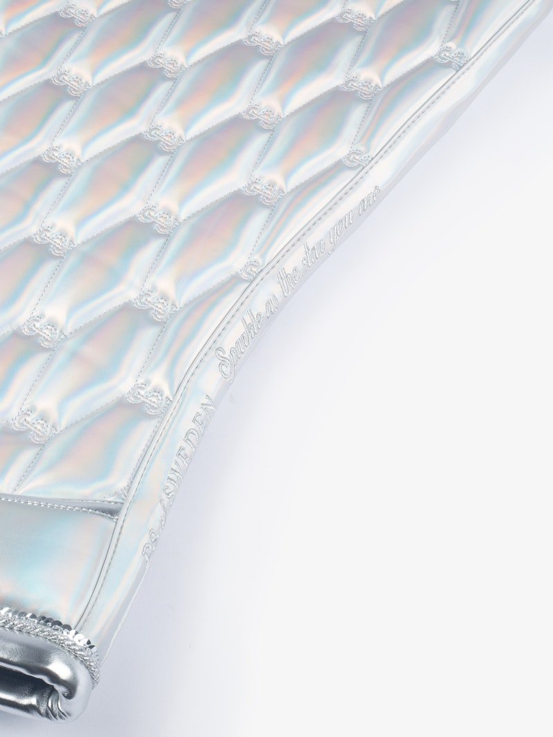 PS of Sweden Dazzling Metallic Saddle Pad Dressage - Dazzling Silver - PS of Sweden - Equiluxe Tack