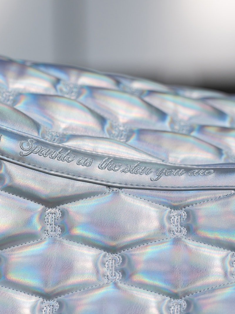 PS of Sweden Dazzling Metallic Saddle Pad Dressage - Dazzling Silver - PS of Sweden - Equiluxe Tack