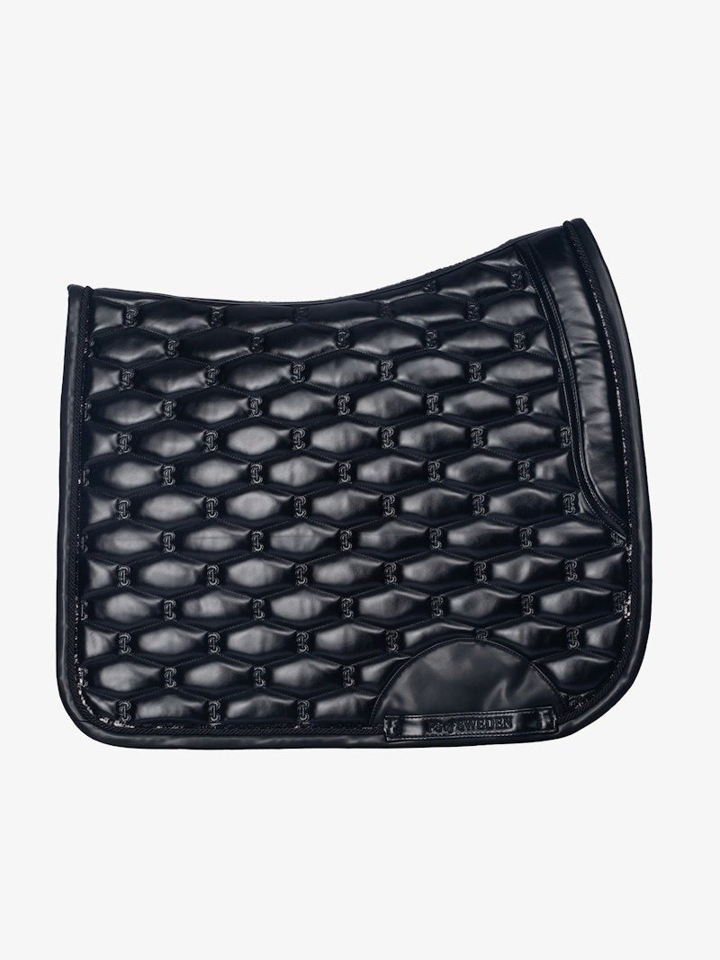 PS of Sweden Dazzling Metallic Saddle Pad Dressage - Lacquered Black - PS of Sweden - Equiluxe Tack