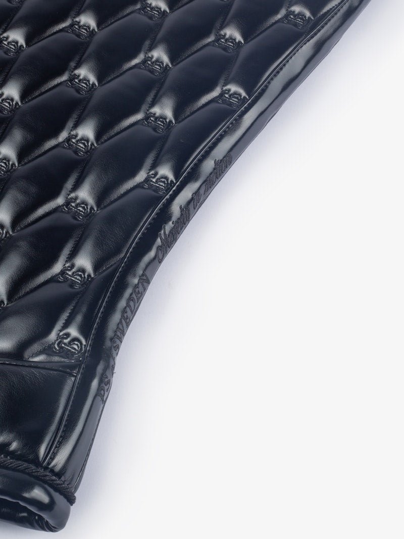 PS of Sweden Dazzling Metallic Saddle Pad Dressage - Lacquered Black - PS of Sweden - Equiluxe Tack