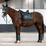 PS of Sweden Dazzling Metallic Saddle Pad Dressage - Mystique Green - PS of Sweden - Equiluxe Tack