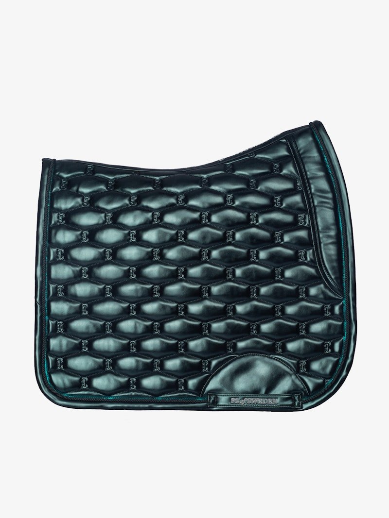 PS of Sweden Dazzling Metallic Saddle Pad Dressage - Mystique Green - PS of Sweden - Equiluxe Tack