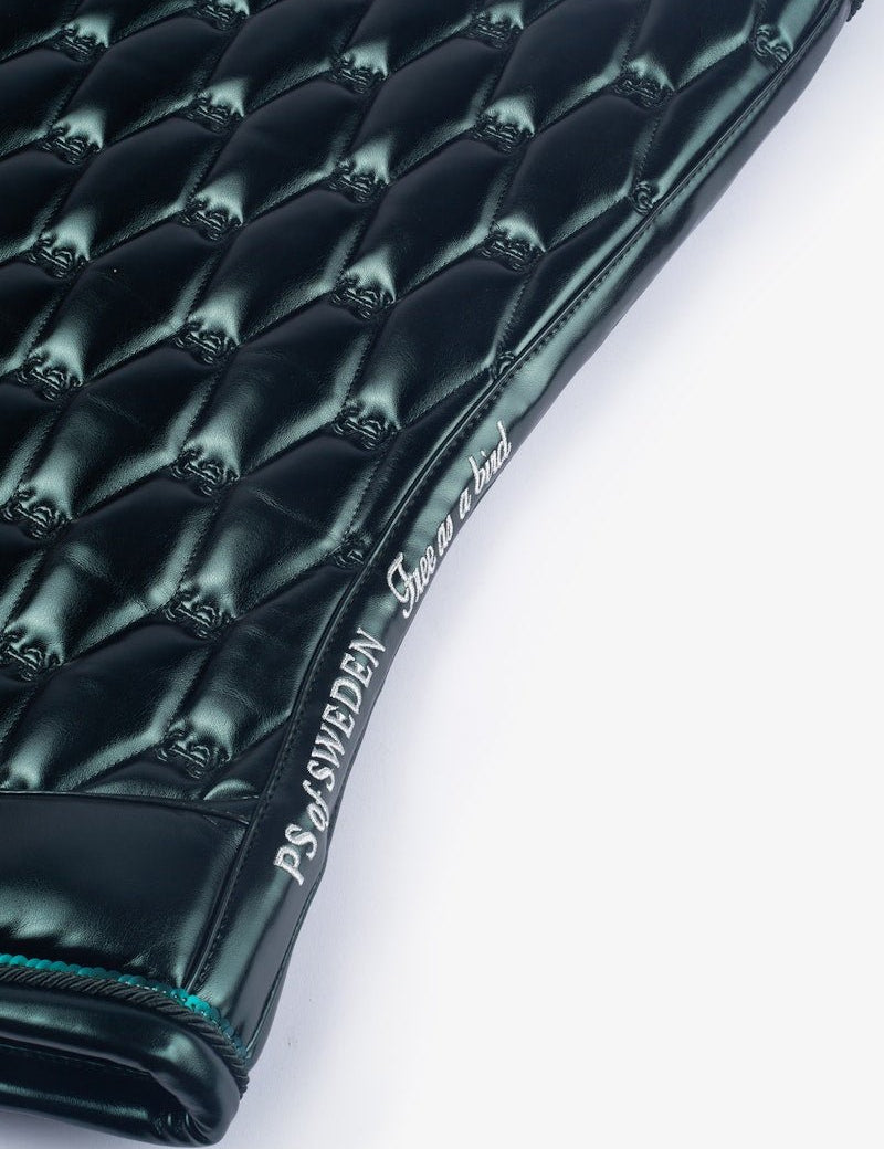 PS of Sweden Dazzling Metallic Saddle Pad Dressage - Mystique Green - PS of Sweden - Equiluxe Tack