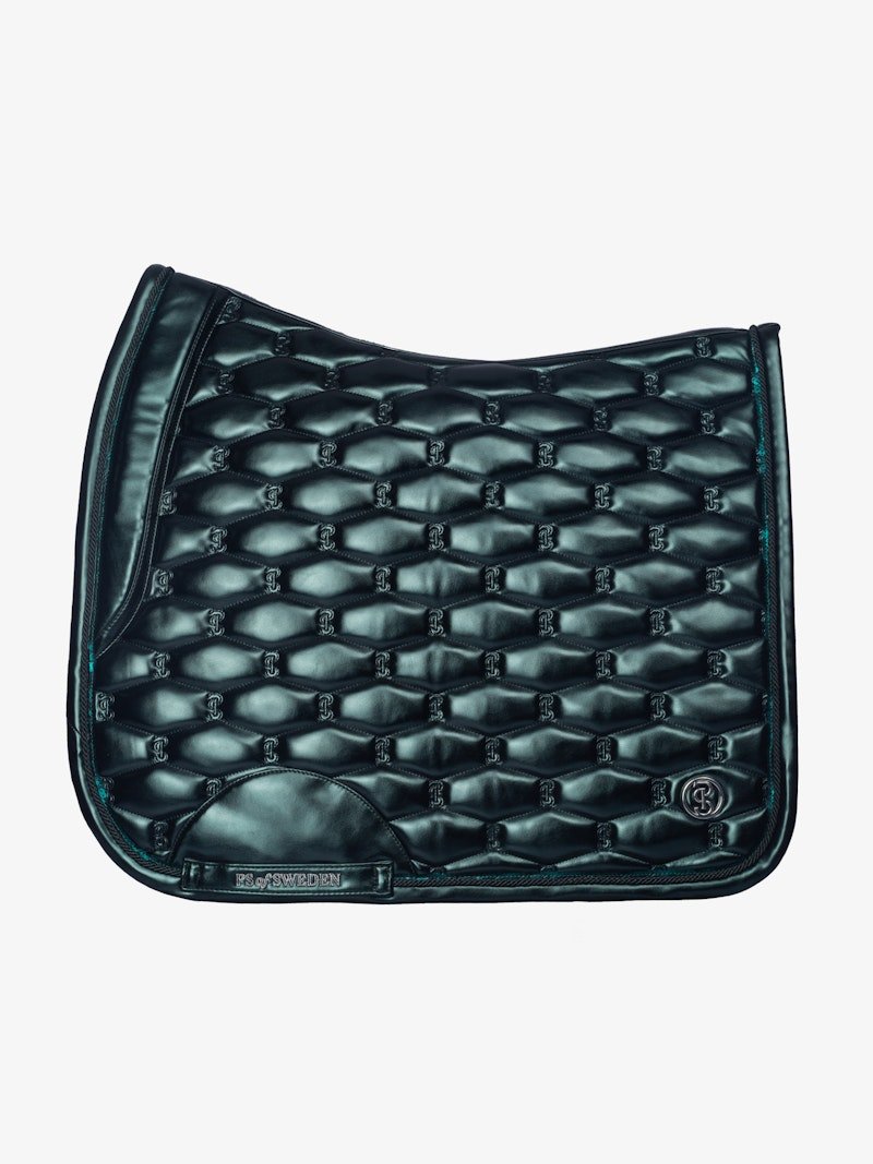 PS of Sweden Dazzling Metallic Saddle Pad Dressage - Mystique Green - PS of Sweden - Equiluxe Tack