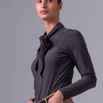 PS of Sweden Delilah Long Sleeve Bow Mesh Top - PS of Sweden - Equiluxe Tack