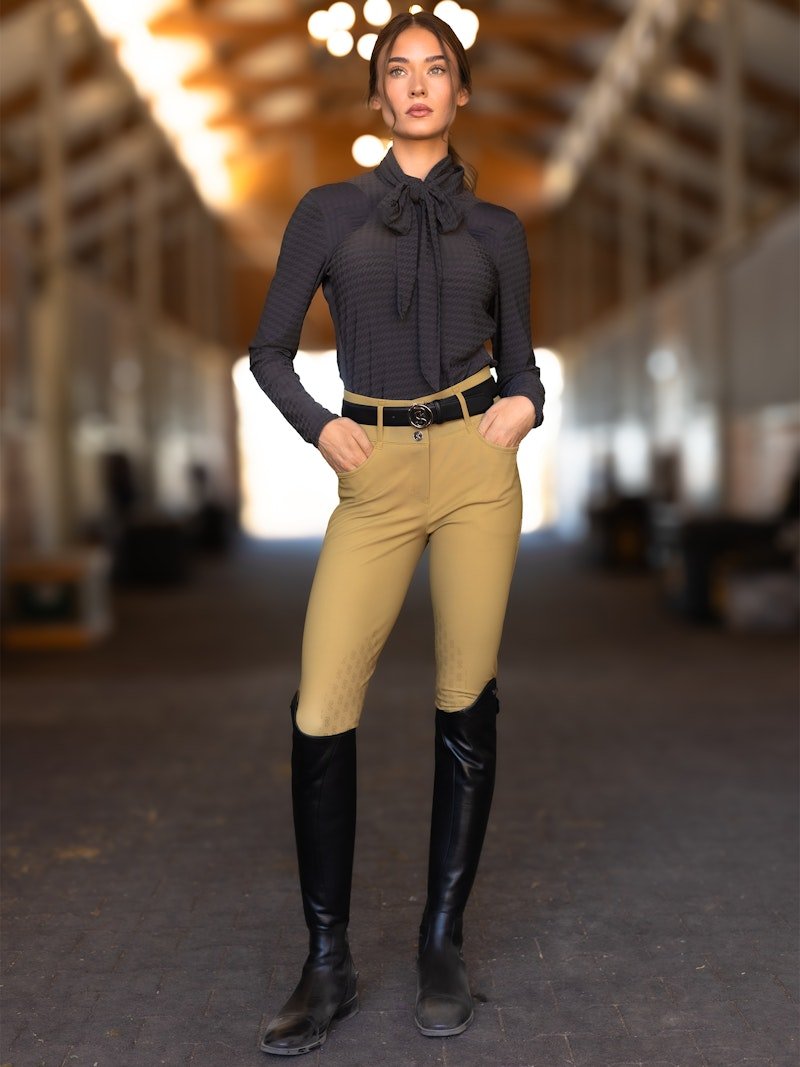 PS of Sweden Delilah Long Sleeve Bow Mesh Top - PS of Sweden - Equiluxe Tack