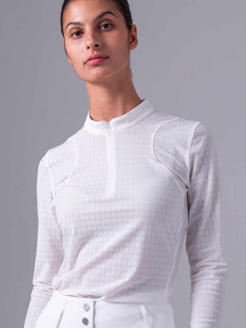 PS of Sweden Delilah Long Sleeve Bow Mesh Top - PS of Sweden - Equiluxe Tack