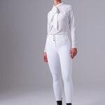PS of Sweden Delilah Long Sleeve Bow Mesh Top - PS of Sweden - Equiluxe Tack