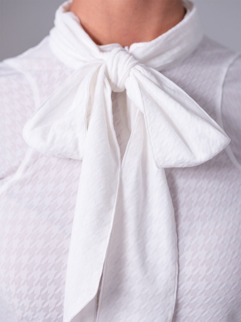 PS of Sweden Delilah Long Sleeve Bow Mesh Top - PS of Sweden - Equiluxe Tack