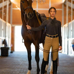 PS of Sweden Diamond Quilt Dressage Saddle Pad - Golden Brown - PS of Sweden - Equiluxe Tack