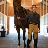 PS of Sweden Diamond Quilt Dressage Saddle Pad - Golden Brown - PS of Sweden - Equiluxe Tack