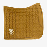 PS of Sweden Diamond Quilt Dressage Saddle Pad - Golden Brown - PS of Sweden - Equiluxe Tack