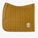 PS of Sweden Diamond Quilt Dressage Saddle Pad - Golden Brown - PS of Sweden - Equiluxe Tack