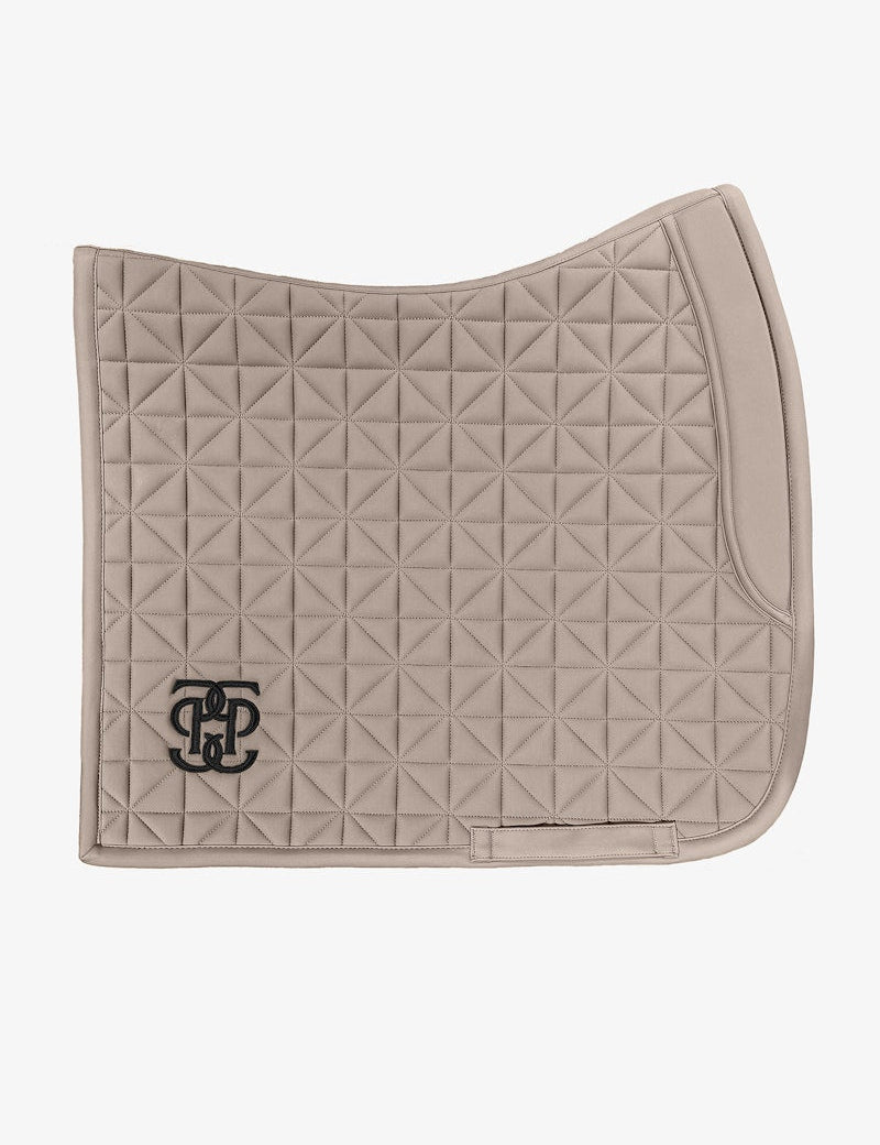 PS of Sweden Diamond Quilt Dressage Saddle Pad - Latte - PS of Sweden - Equiluxe Tack