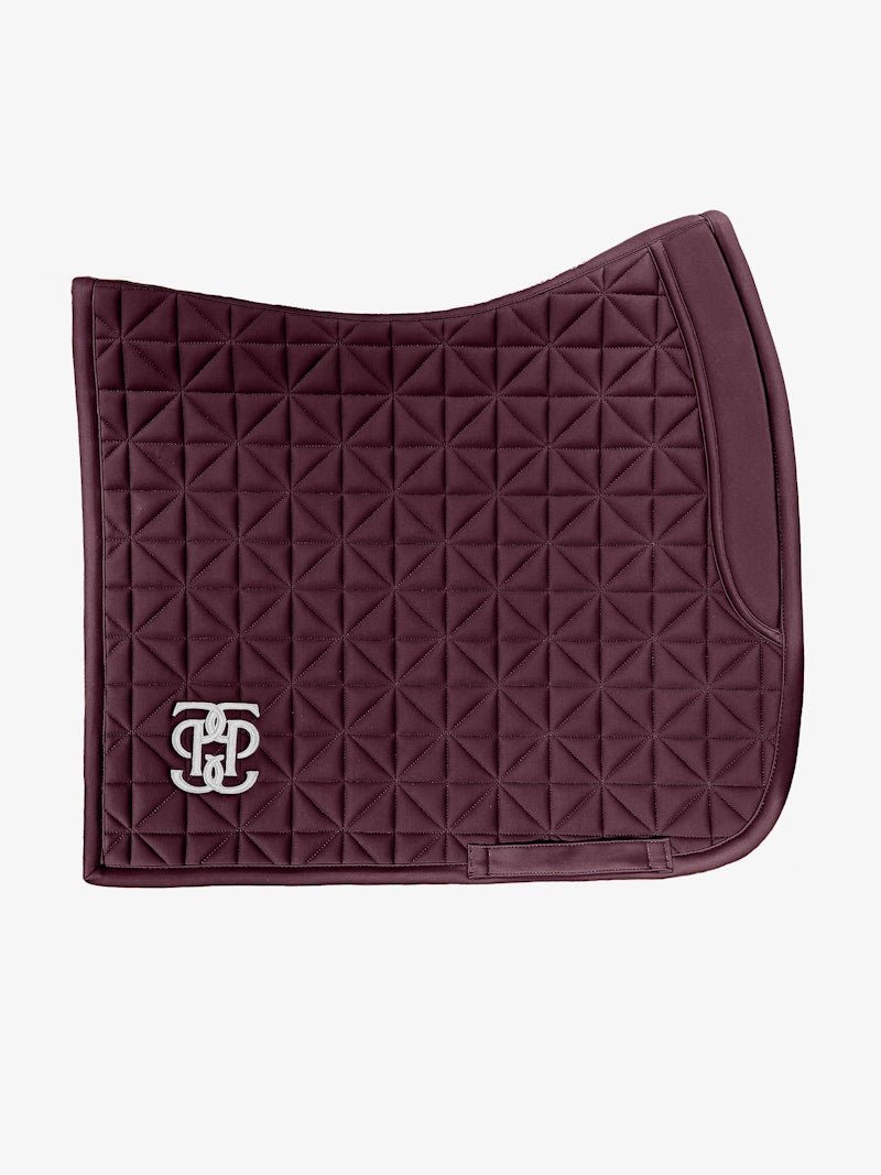 PS of Sweden Diamond Quilt Dressage Saddle Pad - Plum - PS of Sweden - Equiluxe Tack