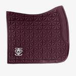 PS of Sweden Diamond Quilt Dressage Saddle Pad - Plum - PS of Sweden - Equiluxe Tack