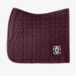 PS of Sweden Diamond Quilt Dressage Saddle Pad - Plum - PS of Sweden - Equiluxe Tack