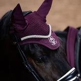 PS of Sweden Diamond Quilt Dressage Saddle Pad - Plum - PS of Sweden - Equiluxe Tack